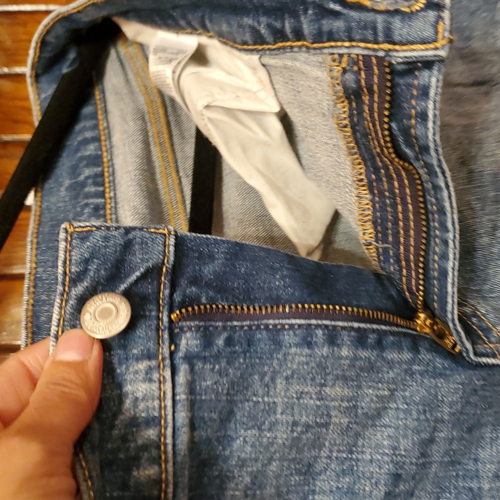 ❤️ 3 For $18 OLD NAVY Classic Blue Distressed Jeans Size 8 - Picture 12 of 12